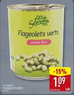 ALDI ALL SEASONS Flageolets verts offre