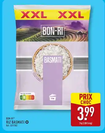 ALDI BON-RI Riz Basmati offre