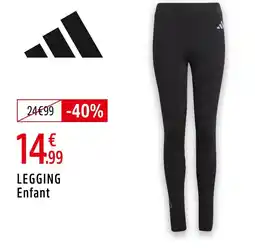 Intersport ADIDAS Legging Enfant offre