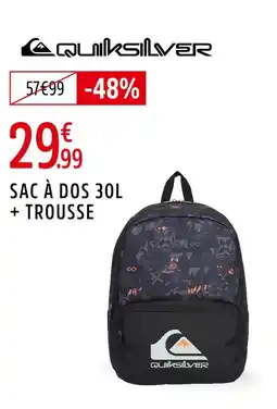 Intersport QUIKSILVER Sac à dos 30L + trousse offre