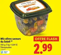 Lidl Saveurs du Soleil Mix olives offre