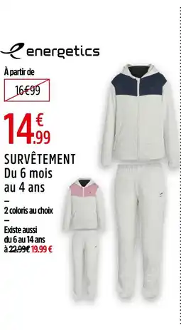 Intersport energetics Survêtement offre