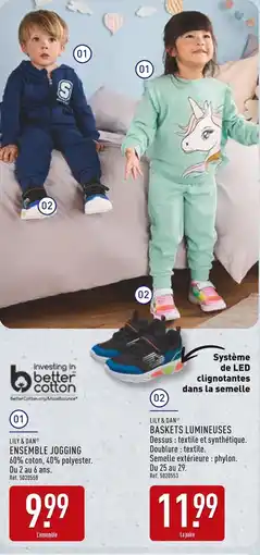 ALDI LILY & DAN Ensemble jogging offre