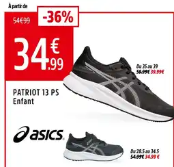 Intersport ASICS Patriot 13 ps enfant offre