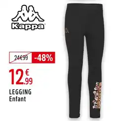 Intersport KAPPA Legging enfant offre