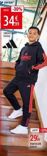 Intersport ADIDAS Sweatshirt enfant offre