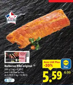 Lidl Barbecue Ribs original offre