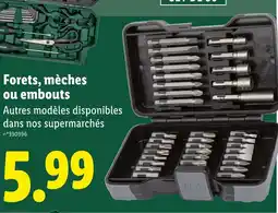 Lidl Forets, mèches ou embouts offre