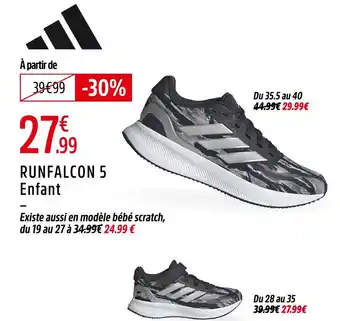 Intersport ADIDAS Runfalcon 5 Enfant offre