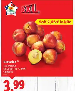 Lidl Nectarine offre