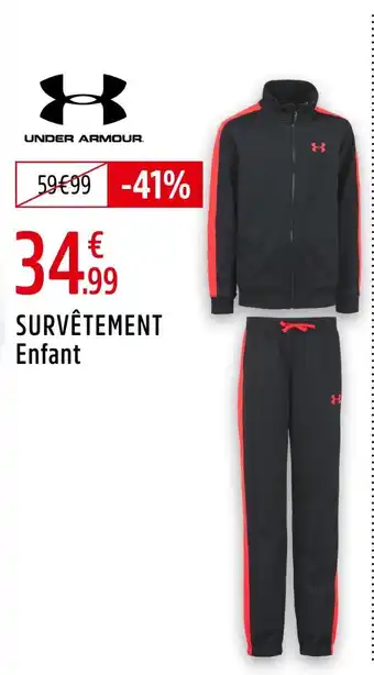 Intersport UNDER ARMOUR Survêtement enfant offre