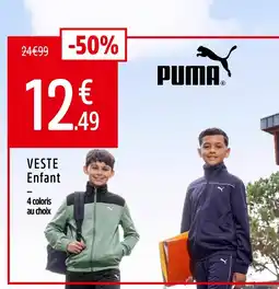 Intersport PUMA Veste enfant offre