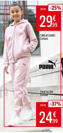 Intersport PUMA Sweatshirt enfant offre