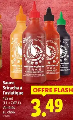 Lidl Sauce Sriracha à l’asiatique offre