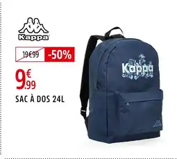 Intersport KAPPA Sac à dos 24l offre