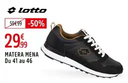 Intersport lotto MATERA MENA offre