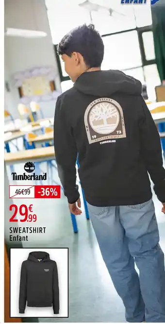 Intersport TIMBERLAND Sweatshirt enfant offre