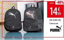 Intersport PUMA Sac à dos 30l offre