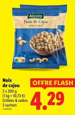 Lidl Alesto Noix de cajou offre