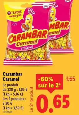 Lidl CARAMBAR Caramel l'Original offre