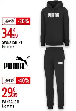 Intersport PUMA Sweatshirt homme offre