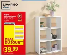 Lidl LIVARNO HOME Étagère à 6 compartiments offre