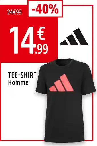 Intersport Adidas TEE-SHIRT Homme offre