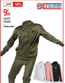 Intersport LOTTO Veste enfant offre