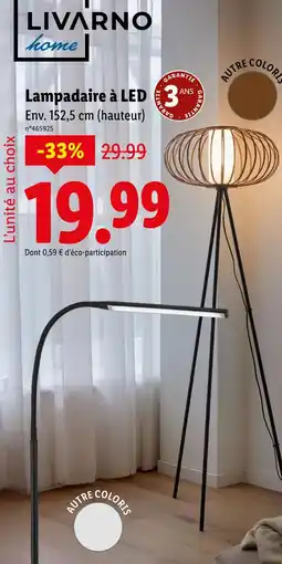 Lidl LIVARNO home Lampadaire à LED offre