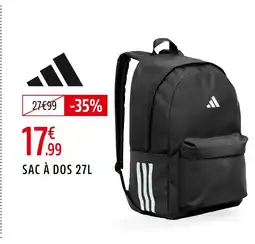Intersport ADIDAS Sac à dos 27l offre