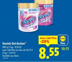 Lidl Vanish Oxi Action offre