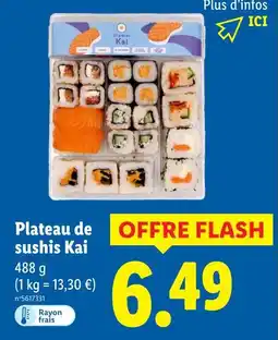 Lidl Plateau de sushis Kai offre