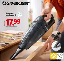 Lidl SilverCrest Aspirateur à main sans fil offre