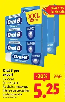 Lidl ORAL B Pro expert offre