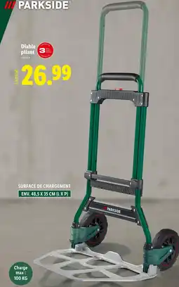 Lidl PARKSIDE Diable pliant offre
