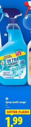 Lidl W5 Spray multi-usage offre