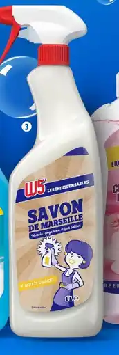 Lidl W5 Spray dégraissant savon de marseille offre