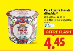 Lidl Casa Azzurra Burrata di bufala offre