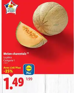 Lidl Melon charentais offre