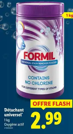 Lidl FORMIL Détachant universel offre