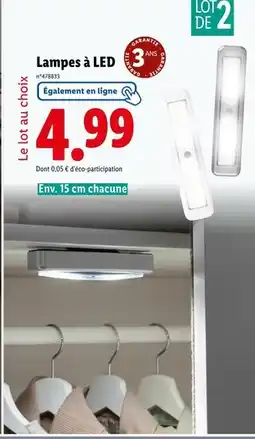Lidl Lampes à LED offre