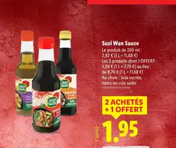 Lidl Suzi Wan Sauce offre