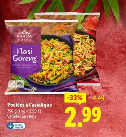 Lidl Vitasia Poêlées à l’asiatique offre
