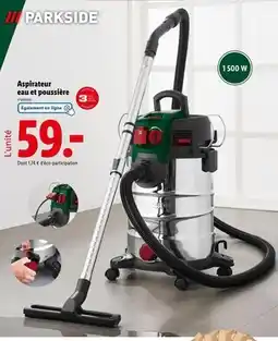Lidl PARKSIDE Aspirateur eau et poussière offre