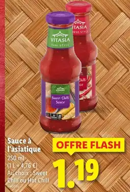 Lidl VITASIA Sauce à l'asiatique offre