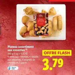 Lidl Vitasia Plateau assortiment aux crevettes offre