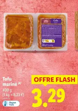 Lidl Vitasia Tofu mariné offre