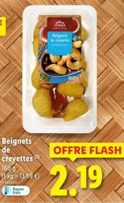 Lidl Beignets de crevettes offre