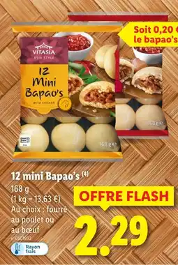 Lidl Vitasia 12 mini Bapao's offre
