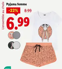 Lidl Pyjama femme offre